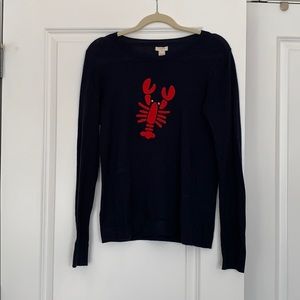 J crew lobster sweater-color navy